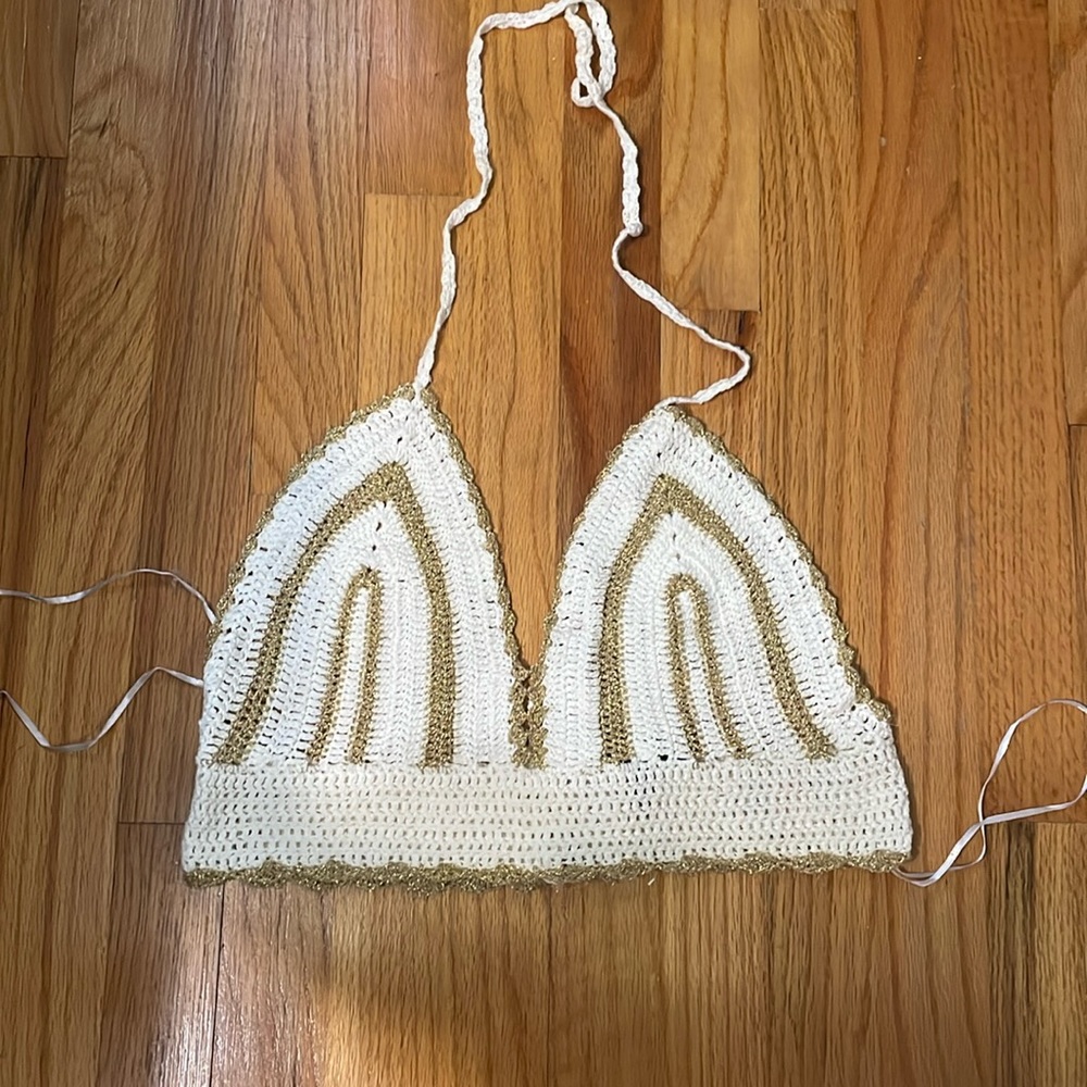Topshop Crochet Top